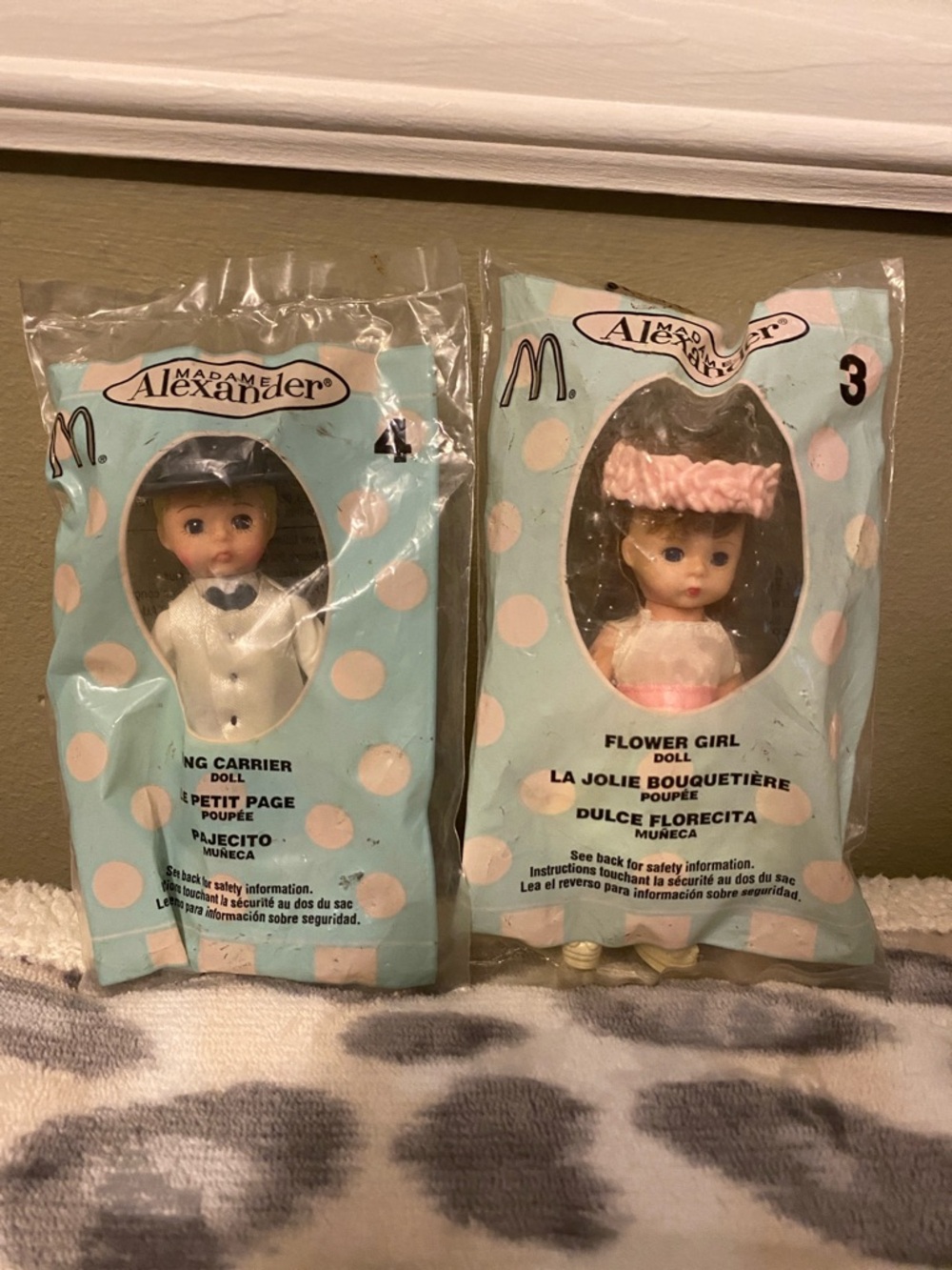 Madame Alexander Mini Flower Girl and Ring Carrier Dolls - Pink, White, Navy